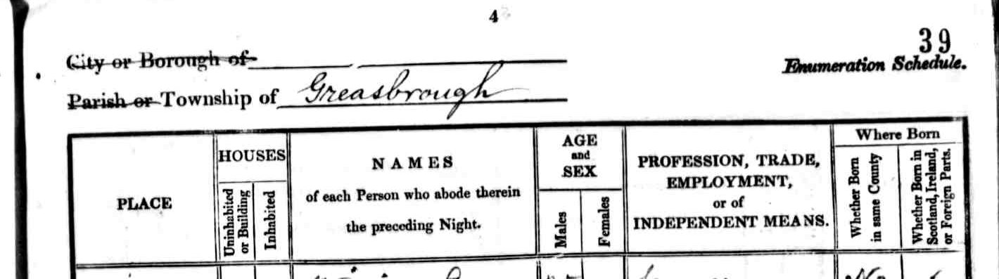 1841 census sample