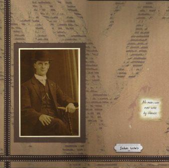 Scrapbooking layout family histor